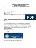 Unidad 3 - Mecanismo de Reporte Sistema Impositivo en La Republica