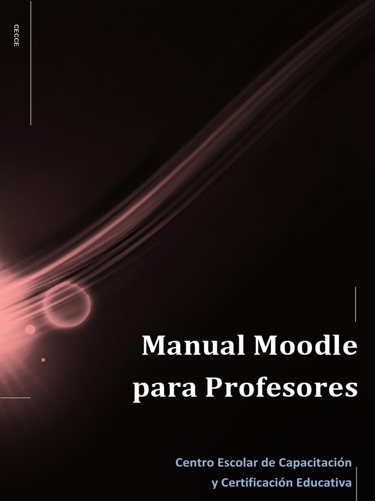 Manual Moodle para Profesores | PDF | Moodle | Foro de Internet