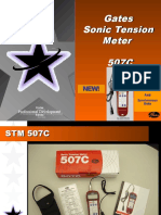 Gates Sonic Tension Meter 507C: Professional Development