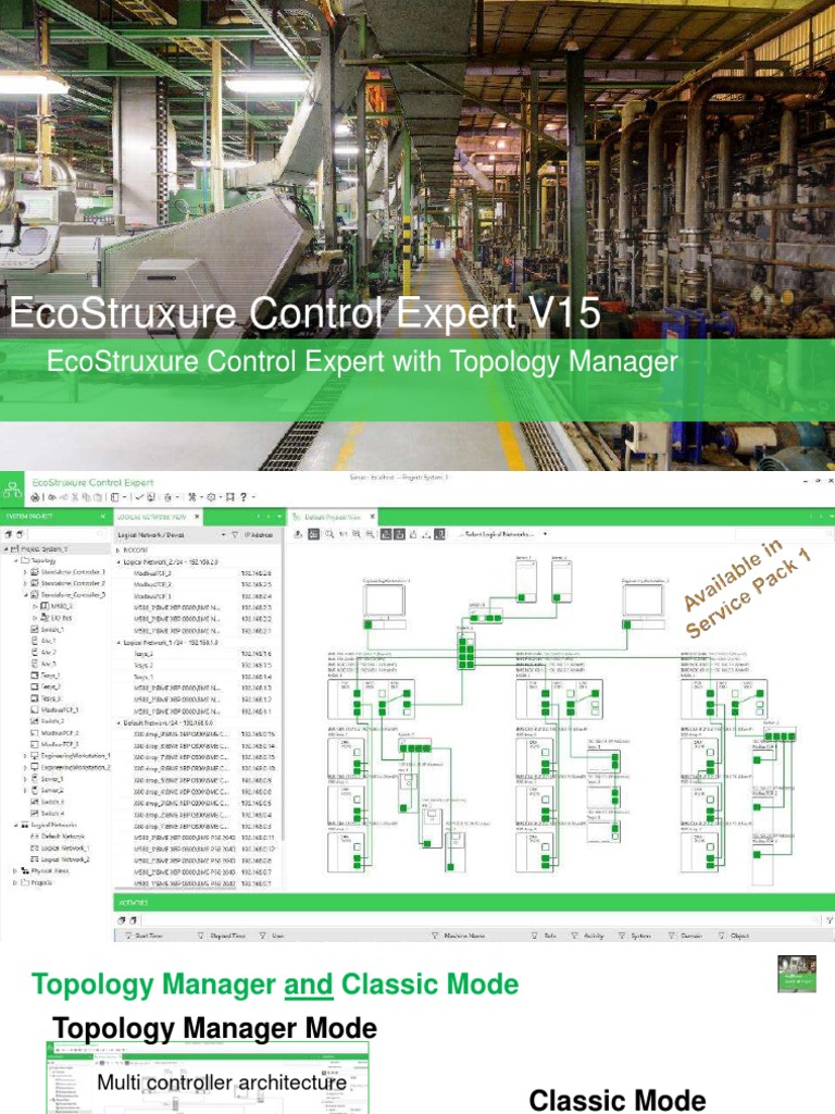Ecostruxure Control Expert With Topology Manager PDF Computer