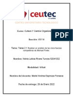 Tarea 2.1 Realizar Un Análisis de Las Cinco Fuerzas Competitivas de Michael Porter.