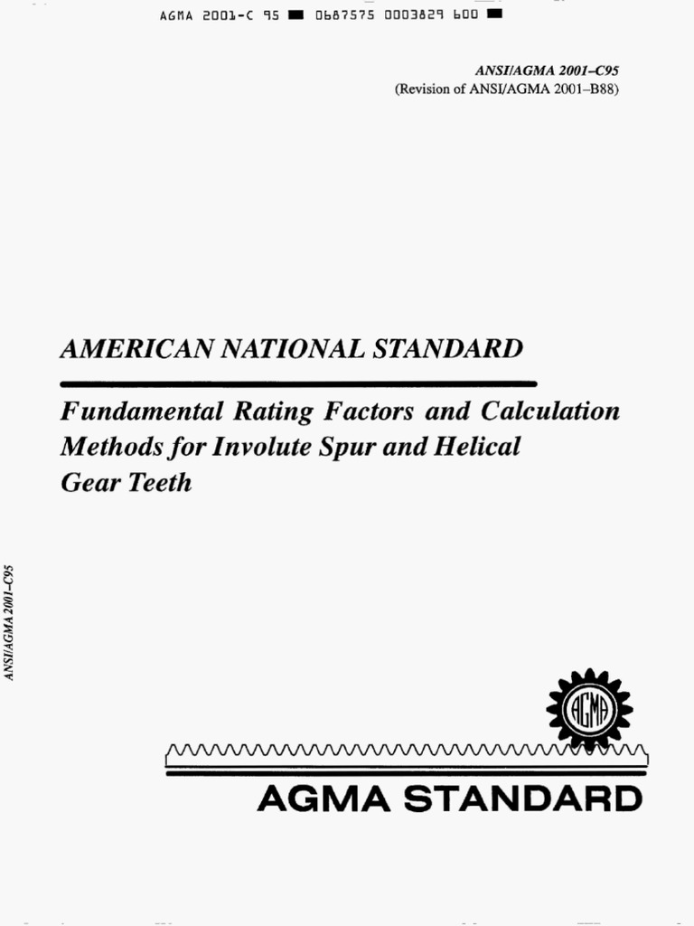 Agma 2001 C95 PDF