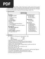 Exercise Principles Accounting I