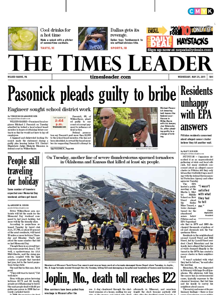 Times Leader 05-25-2011 | PDF | Wilkes Barre | Grand Jury