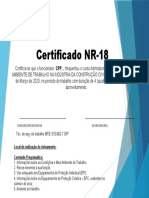 Certificado NR18 - Atualizada
