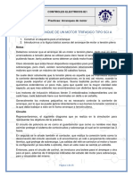 Arranque de Un Motor Trifasico Tipo Sci A Tension Plena, Variador de Frecuencia y Una Con PLC