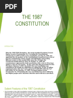1987 Philippine Constitution Overview | PDF | Corazon Aquino ...