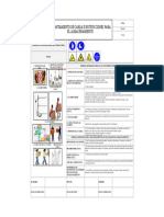 Levantamiento carga instrucciones almacenamiento