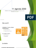 Obiettivo 11 Agenda 2030 