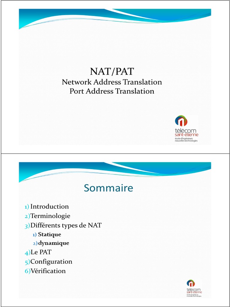 Nat Pat | PDF | Adresse IP | Standards Internet