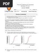 10 Fichabio12 Avaliacao Formativa Poluicao e Ambiente