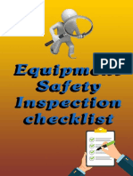 Equipment Safety Inspection Checklist