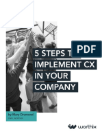 5 Steps To Implement CX in Your Company: by Mary Drumond