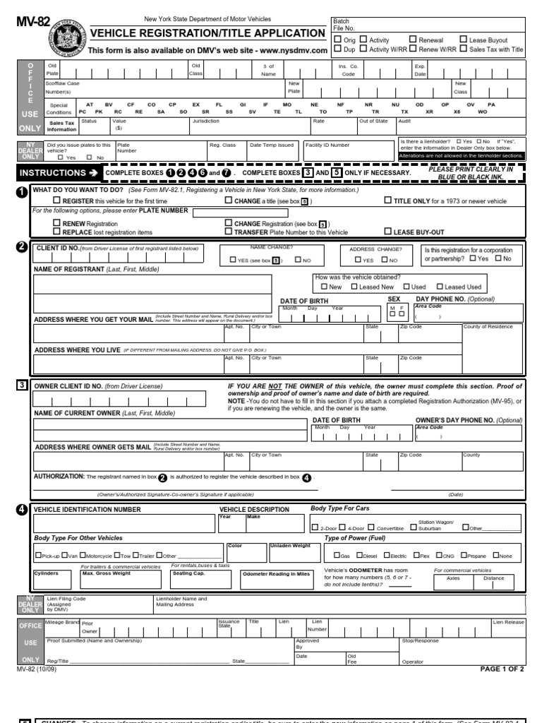 Mv82 department of motor vehicles address geography 