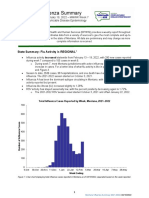 Montana Influenza Summary: State Summary: Flu Activity Is REGIONAL