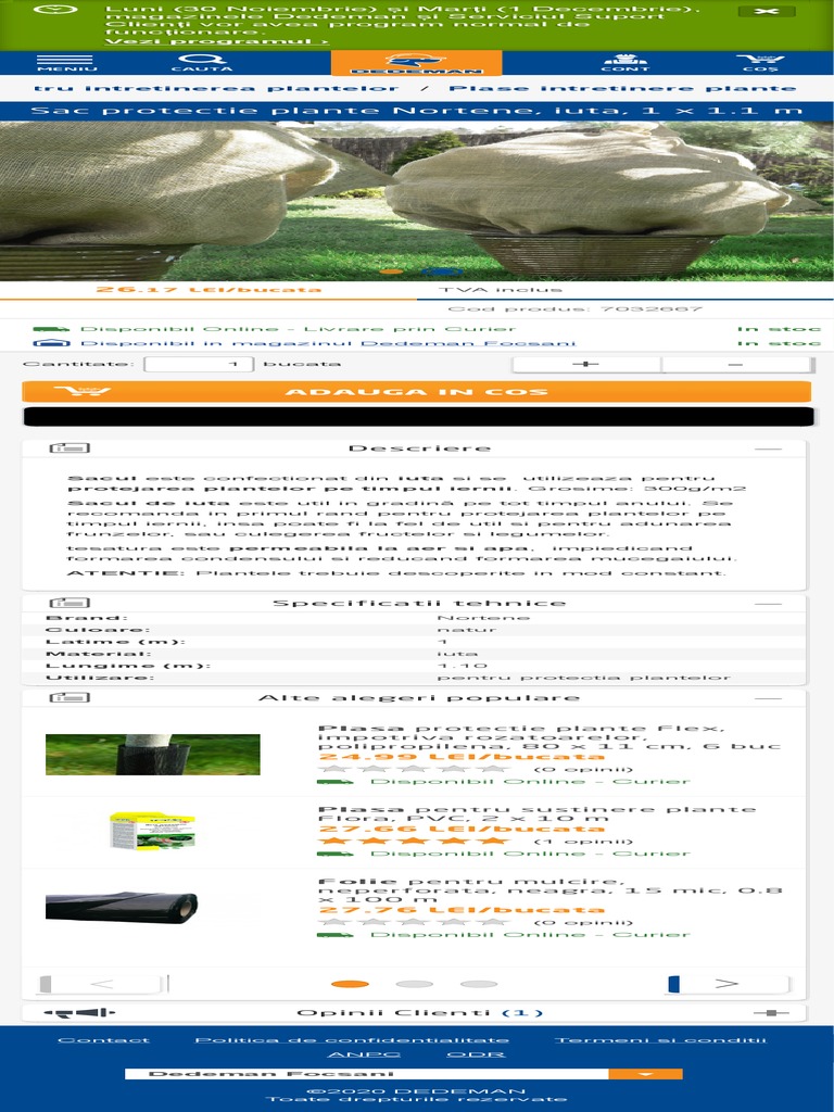 DEDEMAN DEDICAT PLANURILOR TALE visual data 2