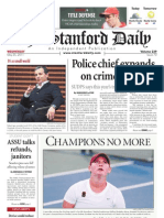 The Stanford Daily: Policechief Expands On Crime Trends