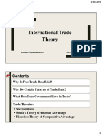 International Trade Theory