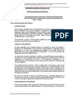 Mejora de servicios educativos con instalaciones eléctricas