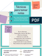 Técnicas para Tomar Notas DHA