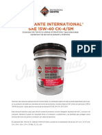 Aceite CK4 02 03 2021 - GMC-13-00016 15W-40 CK-4 SM Sell Sheet Spanish 2018