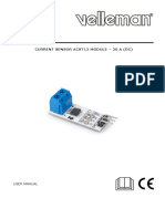 Current Sensor Acs712 Module - 20 A (DC) : User Manual