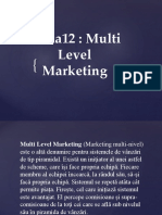 Tema 12 Multi Level Marketing