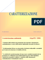 CARATTERIZZAZIONE