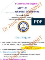 Internal Combustion Engines: MET 101 Basic Mechanical Engineering