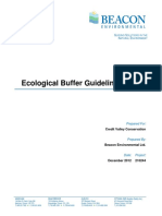Ecological Buffer Guideline Review