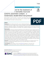 Hygiene Protocols For The Treatment of Denture-Related Stomatitis: Local and Systemic Parameters Analysis - A Randomized, Double-Blind Trial Protocol