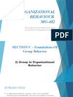 Organizational Behaviour MG-482: Faiza Jehangir (Khan - Faiza1993@cloud - Neduet.edu - PK)