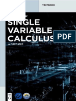 (De Gruyter Textbook) Yunzhi Zou - Single Variable Calculus-De Gruyter (2018)