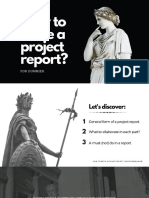 (LASSE9) How To Write A Project Report