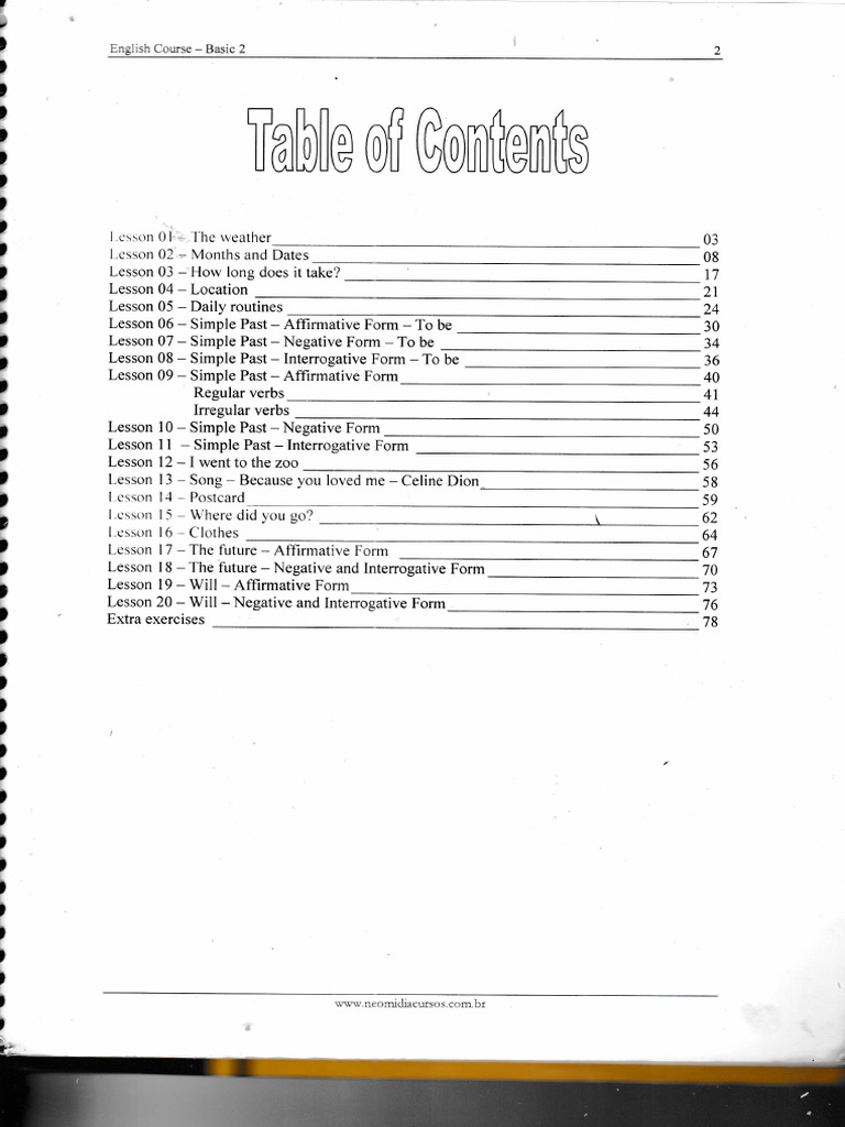 Apostila Basic 2 | PDF