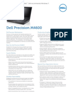 Precision m4600 Spec Sheet