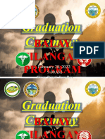 Graduation Ceremony: Balay Silangan Program