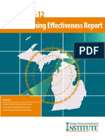 Virtual Learning Effectiveness Report: Michigan's