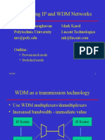 Interworking IP and WDM Networks