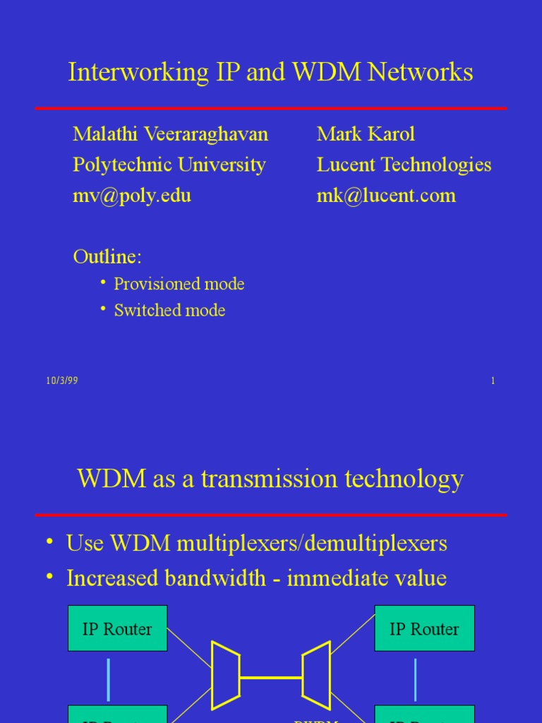 CCW 99 | PDF | Computer Network | Packet Switching