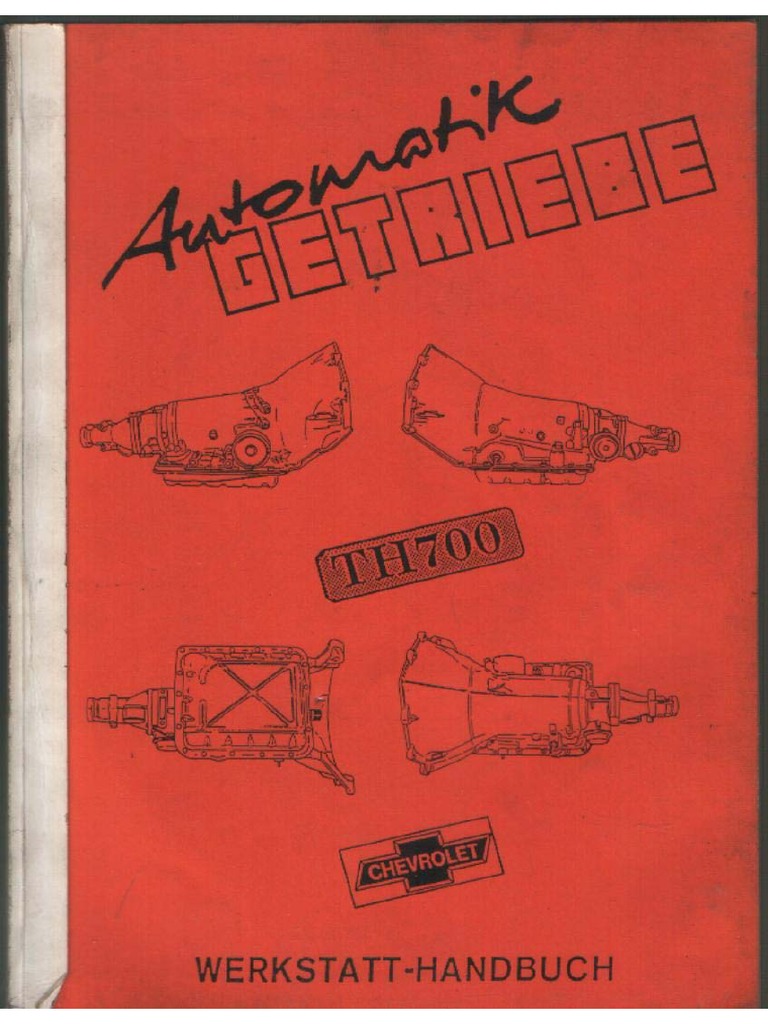(Auto, Chevrolet) Th700r4 Automatic Transmission Repair Manual PDF