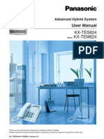 Pabx KX Tem824 User Manual