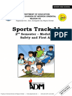 Sports Track 11: 2 Semester - Module 2b: Safety and First Aid