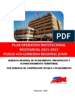 Poi Multi-Anual 2021-2023 Pliego 450 - Gobiero Regional Junin