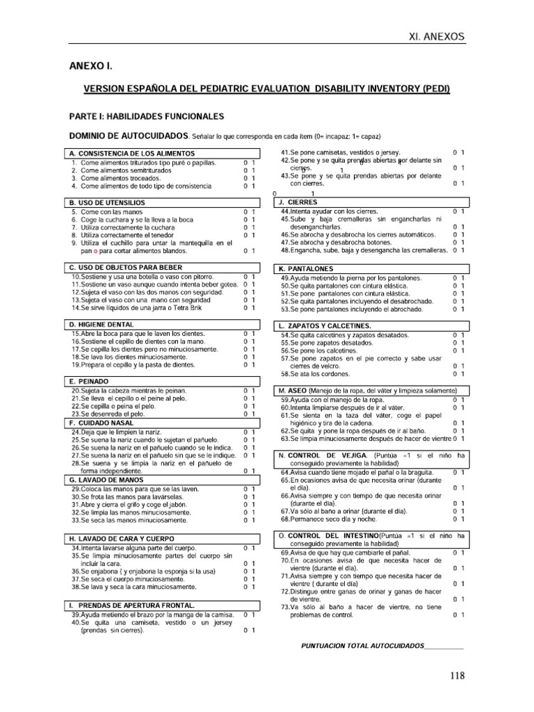 PEDI | PDF
