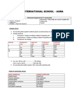 The International School - Agra: Homework Assignment For 4 January 2022