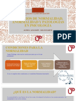 Criterios de Normalidad, Anormalidad y Patologías en