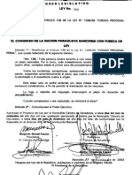 Ley 2341 Modificación Código Procesal Penal