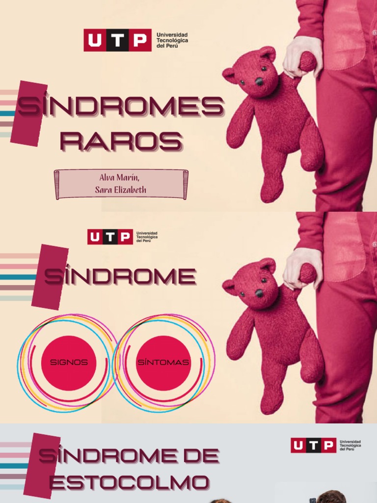 Síndromes Raros y el Síndrome de Estocolmo | PDF | Ciencias del ...