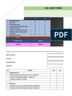 FSC Checklist - Self Assesment